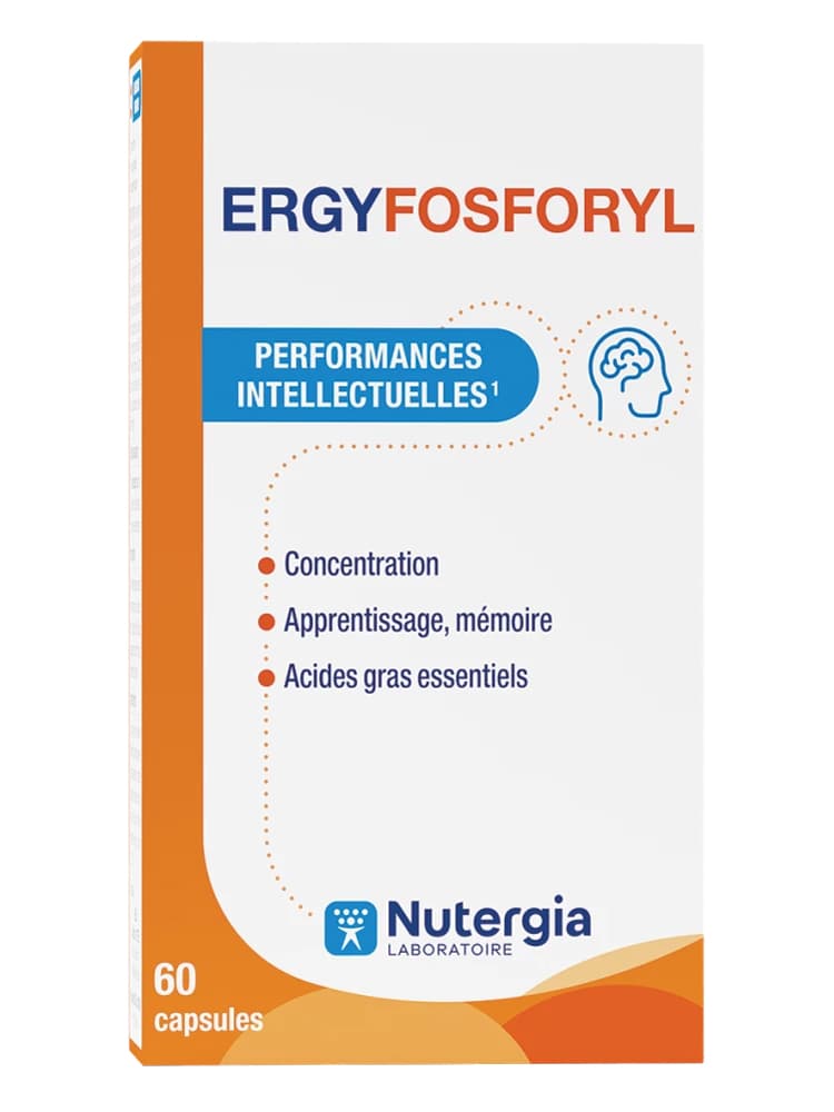 Nutergia Ergyfosforyl 60 Caps - Performances Intellectuelles