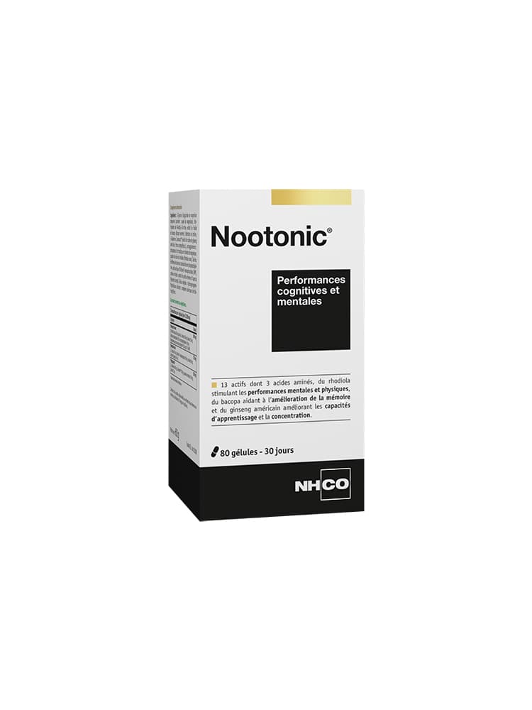 NHCO Nootonic Performances Mentales et Cognitives 80 Gélules